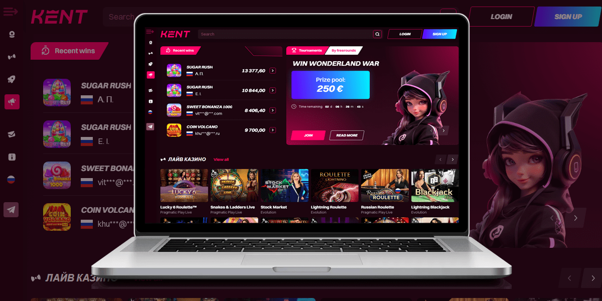 Kent Casino официальный сайт